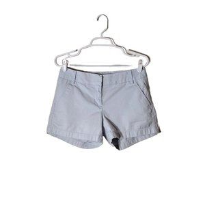 J Crew Shorts Womens 2 Chino Pockets Powder Blue Nautical Summer